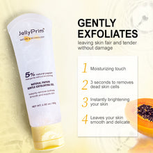 JellyPrim Papaya Exfoliating Gel Facial Removes Dead Skin Reduce Blackheads Whitening Peeling Gel