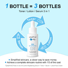 JellyPrim Toner+Lotion+Serum 3 In 1 Oil-Control And Brightening Serum gentle hydrating Skin Care