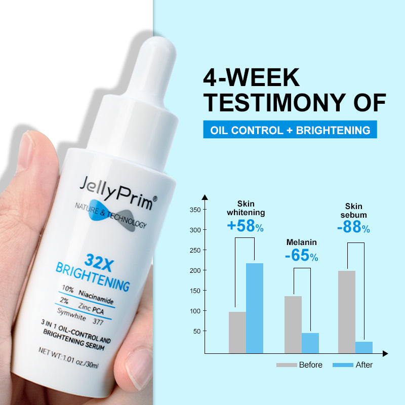 JellyPrim Toner+Lotion+Serum 3 In 1 Oil-Control And Brightening Serum gentle hydrating Skin Care