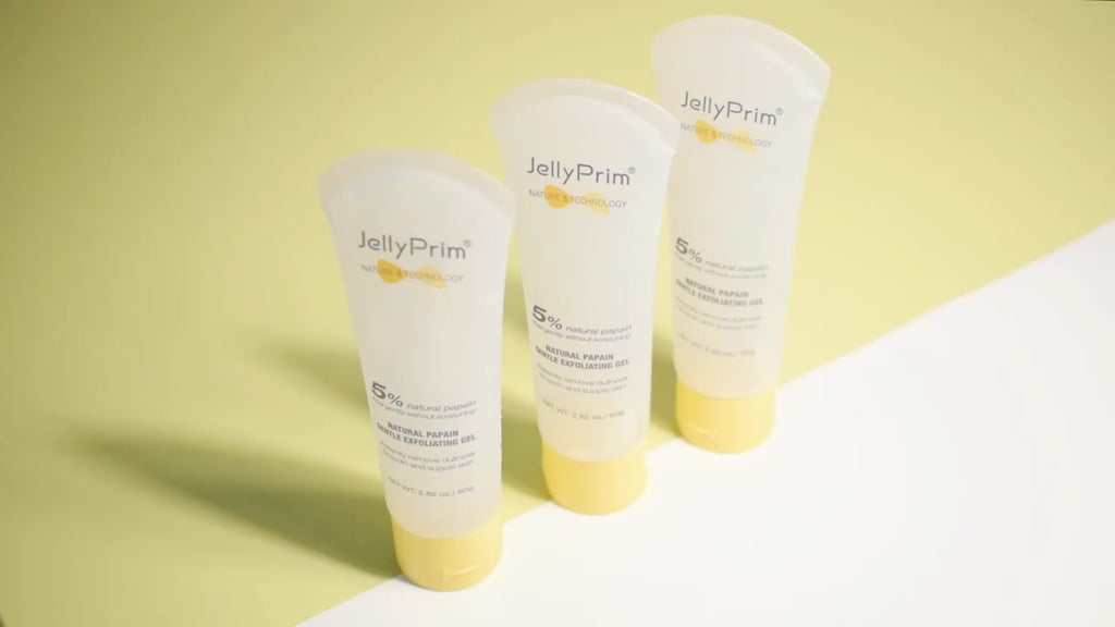 JellyPrim Papaya Exfoliating Gel Facial Removes Dead Skin Reduce Blackheads Whitening Peeling Gel