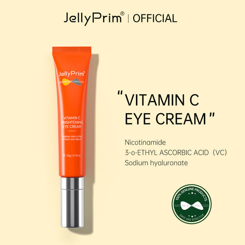 JellyPrim Eye Serum Eye Mask Hyaluronic Acid Vitamin C Cream SkinCare Eye Bags Dark Circles Remover 20g