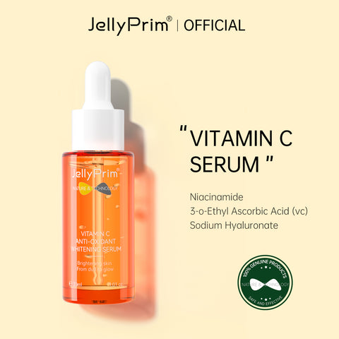 JellyPrim Vitamin C + 3%Niacinamide +Hyaluronic Acid Whitening Moisturizer Vitamin C Serum Skin Care 30 ml