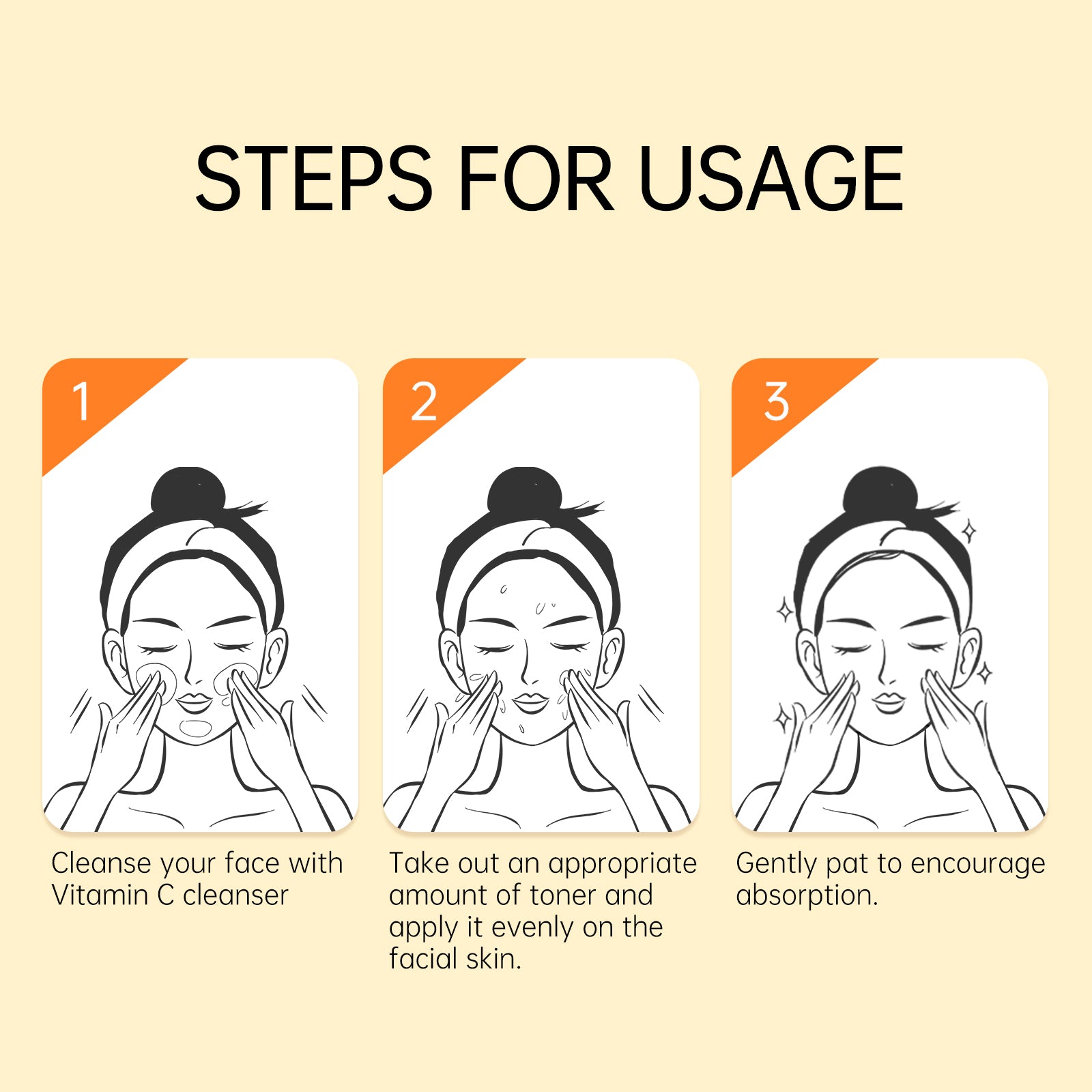 JellyPrim 20%Vitamin C+Niacinamide Refresh Moisturizer Brightening Toner Skin Care 100ML