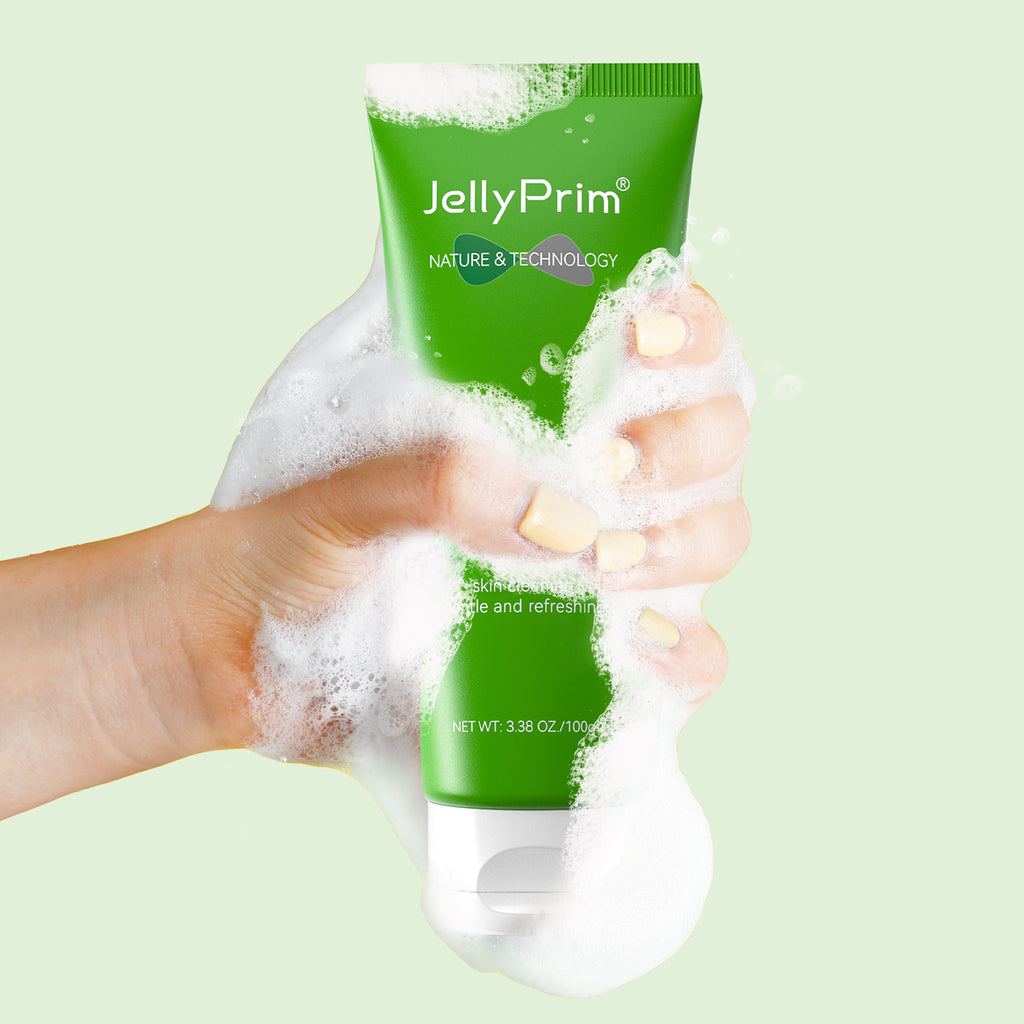 JellyPrim Australia Tea Tree Facial Cleanser Acne Treatment Shrink Pore Cleansing Oil Control 100g