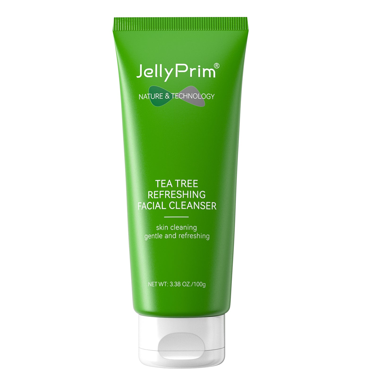 JellyPrim Australia Tea Tree Facial Cleanser Acne Treatment Shrink Pore Cleansing Oil Control 100g